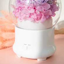 Load image into Gallery viewer, Aroma Humidifier with Pink Purple Roses
