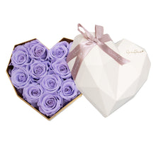Load image into Gallery viewer, Small Heart Box, Preserved Roses
