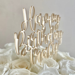 Personalized Acrylic Topper