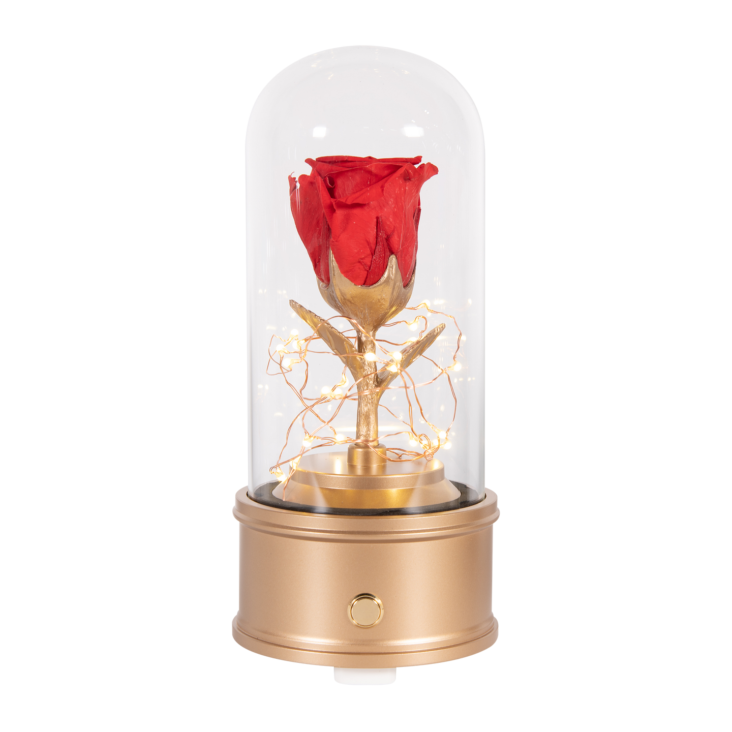 Enchanted Rose Bluetooth Speaker, Red Rose