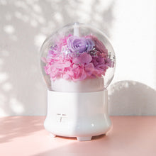 Load image into Gallery viewer, Aroma Humidifier with Pink Purple Roses
